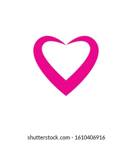 Heart Logo Template vector illustration