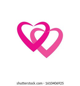 Heart Logo Template vector illustration