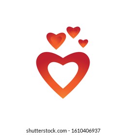 Heart Logo Template vector illustration