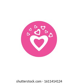 Heart Logo Template vector illustration