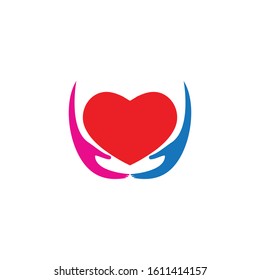 Heart Logo Template vector illustration