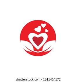 Heart Logo Template vector illustration
