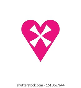 Heart Logo Template vector illustration