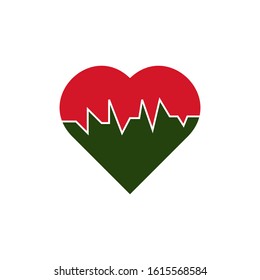 Heart Logo Template vector illustration