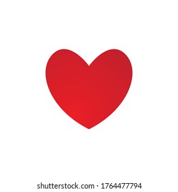 Ilustración vectorial de la plantilla de logotipo de corazón