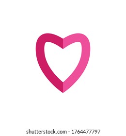 Heart Logo Template vector illustration
