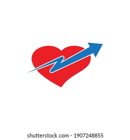 Heart Logo Template vector illustration