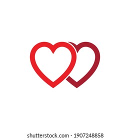 Heart Logo Template vector illustration