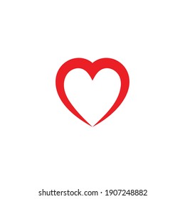 Heart Logo Template vector illustration
