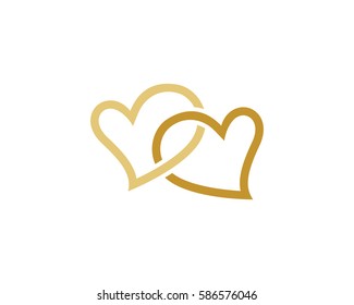 Heart Logo template vector illustration design