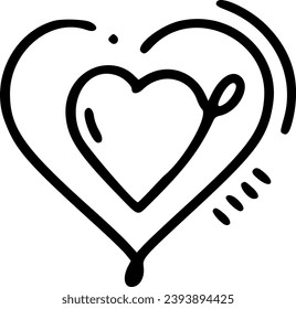 heart logo vector icon symbol