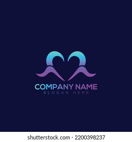 Heart logo vector illustration design