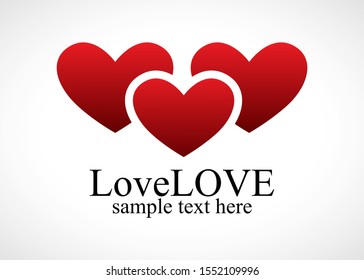 Heart Logo Vector For Valentine Day - Isolated On Gray Background - Vector Illustration. Heart Icon For Wedding, Label, Banner, Symbol, Love Icon And Logo Design. Modern Heart Logo. Trendy Love Icon