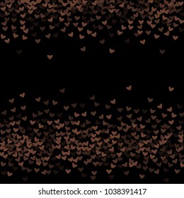 Heart logo which consists of isolated elements. Modern style with beautiful elements in heart logo. Can be used as print, wallpaper, cards, valentine cards, logo, background and etc.