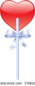 heart lollipop