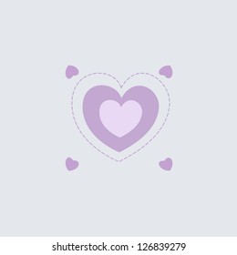Heart Love Abstract Background