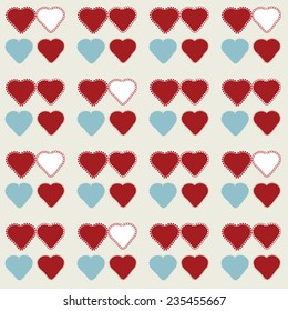 heart love abstract pattern background is romantic Valentine's Day