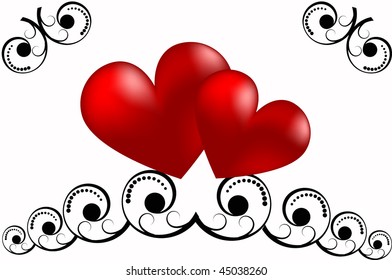 heart love abstraction