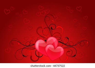 heart love abstraction decorative pattern romance stylized sweetheart valentine