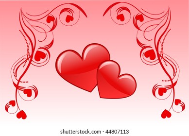 heart love abstraction decorative pattern romance stylized sweetheart valentine