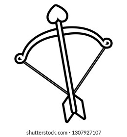heart love with arrow