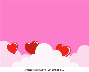 Heart and Love background for Valentines