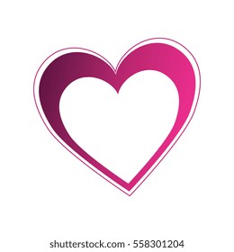 heart love card decoration