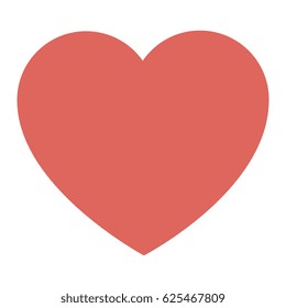 heart love card isolated icon