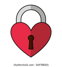 heart love card valentines day vector illustration design