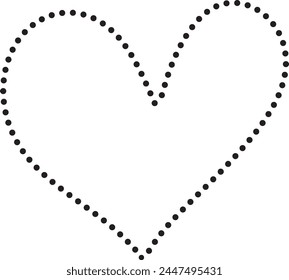 Heart Love celebration hand drawn