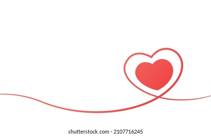 heart love concept. heart symbols for pattern, wallpaper, background, banner, label, card, cover, etc vector design.
