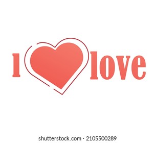 
heart love concept, i love you. heart symbols for pattern, wallpaper, background, banner, label, card, cover, etc vector design.