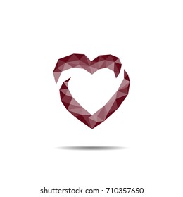 Heart. love. cool design for web