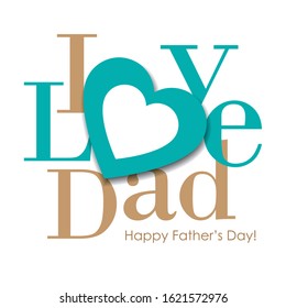 Heart & I Love Dad