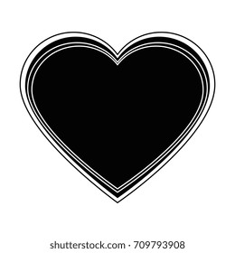 heart love decoration icon