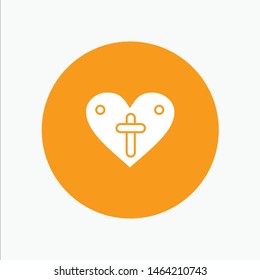 Heart, Love, Easter, Loves. Vector Icon Template background