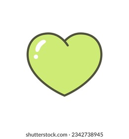 heart, love, feeling, mind, thoughtfulness, sympathy, illustration, vector