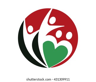 heart love figure silhouette image vector icon logo