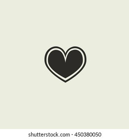  Heart, Love, flat vector for your design