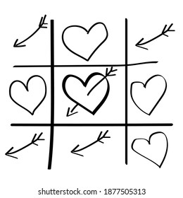heart love game fanny concept