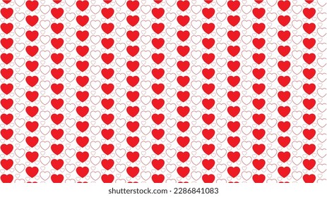 Heart Love gift wrap paper design special for your love editable print ready file