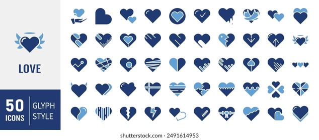 Heart and Love glyph Icons. Pixel Perfect. For Mobile and Web. Contains such icons as Heart, Love, Emotion, Relationship, Marriage, Wedding, Parenting, Family, Broken Heart, Dating