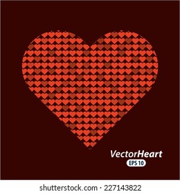 heart love graphic design , vector illustration