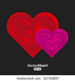 heart love graphic design , vector illustration