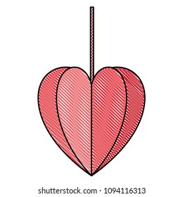 heart love hanging decorative icon
