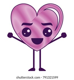 heart love happy kawaii character