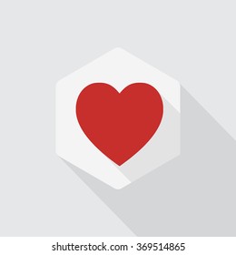 Heart love icon