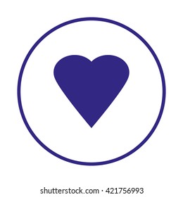 Heart love icon. Heart icon