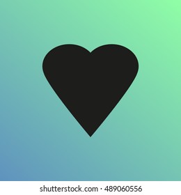 Heart love icon.