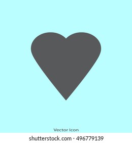 Heart love icon.